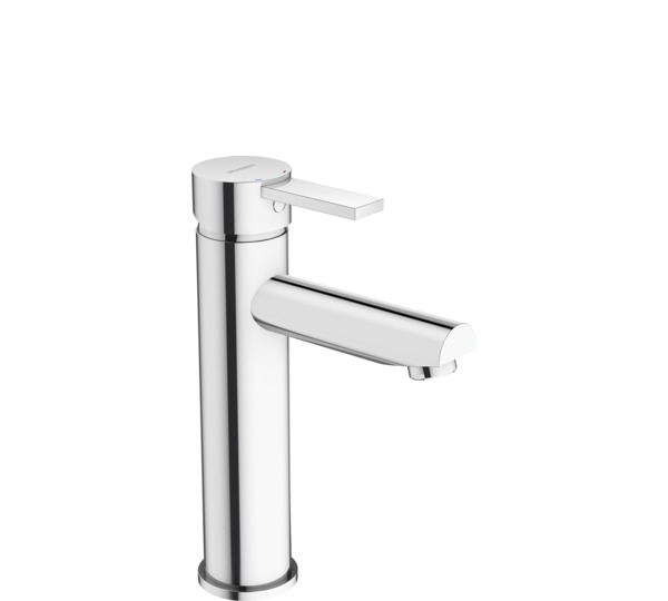 Monomando de lavabo medio alto Cromado Tau 2